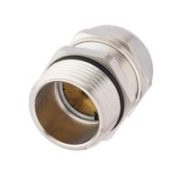53112680 Lapp 5311 Series Silver Brass Cable Gland, M63 Thread, IP68, IP69