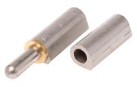 270-2900 Pinet Stainless Steel Bullet Hinge, Weld-on Fixing, 60mm x 12mm