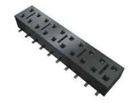 hle-110-02-l-dv Samtec HLE Series Straight Through Hole Mount PCB Socket, 20-Contact, 2-Row, 2.54mm Pitch, Solder Termination