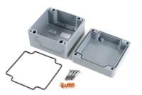1590z090gy Hammond 1590Z Series Grey Die Cast Aluminium Alloy General Purpose Enclosure, IP68, 140 x 140 x 91mm