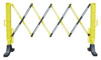 284-5279 RS PRO Black & Yellow Polypropylene Extendable Barrier