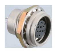 hr25a-7r-8s Hirose Circular Connector, 8 Contacts, Panel, Micro Connector, Socket, Female, HR25 Series