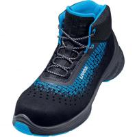 6831846 uvex 1 Black, Blue ESD Safe Composite Toe Capped Unisex Safety Boot, UK 11, EU 46