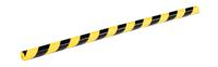 1126130 Durable Black, Yellow Corner Protector 1000mm x 40mm 40mm