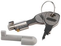 21008310-shlo-302 Bopla Silver Steel Cylinder Lock, Push Unlock