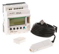 sr3packfu Schneider Electric Zelio Logic 2 Series PLC CPU for Use with Zelio 2, Relay Output, 6 (Digital)-Input, Digital Input