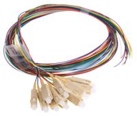 121-4224 RS PRO SC to Unterminated Simplex Multi Mode OM3 Fibre Optic Cable, 900μm, 2m