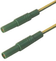 934077188 Hirschmann Test & Measurement, 32A, 1000V ac/dc, Green/Yellow, 2m Lead Length