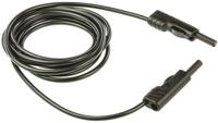 973647100 Hirschmann Test & Measurement, 16A, 60V dc, Black, 2m Lead Length