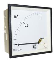 pq94-i16l2n1caw0st Sifam Tinsley Sigma Analogue Panel Ammeter 5mA DC, 92mm x 92mm Moving Coil