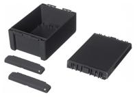 96034234-b-181309-abs-7024 Bopla Bocube Series Graphite Grey ABS Enclosure, IP66, IP68, Graphite Grey Lid, 191 x 125 x 90mm