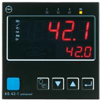 ks42-112-0000d-000 P.M.A KS42 PID Temperature Controller, 96 x 96 (1/4 DIN)mm, 2 Output Relay, 90 → 250 V ac Supply Voltage ON/OFF