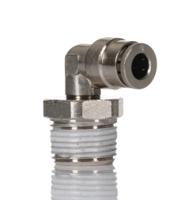 101470638 Norgren PNEUFIT 10 Series Straight Threaded Adaptor, R 3/8 Male to Push In 6 mm, Threaded-to-Tube Connection Style,