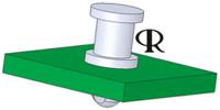 pst-1-01 Essentra Nylon Push Spacer for 2.54mm PCB Hole