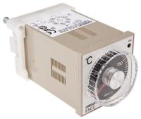 e5c2-r20k-100-240vac-0-200 Omron E5C2 Panel Mount, Din-Rail Removable Socket On/Off Temperature Controller, 48 x 48mm Relay, 100 → 240 V ac Supply
