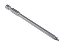 265-8329 RS PRO Pozidriv Driver Bit, PZ1 Tip, 1/4 in Drive, 90mm Overall