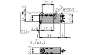 abv161061 Panasonic Button Micro Switch, Quick Connect Terminal, 3A, 1CO, IP67