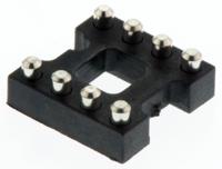 08-3518-00 Aries Electronics 2.54mm Pitch Vertical 8 Way, SMT Open Frame IC Dip Socket, 3A