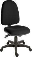 221-6330 RS PRO Black Fabric Lab Chair, 120kg Weight Capacity
