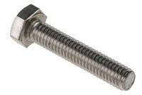 190-197 RS PRO Plain Stainless Steel, Hex Bolt, M6 x 30mm