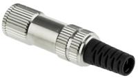 1520-02 Lumberg Jack Connector 3.5 mm Cable Mount Stereo Socket, 3Pole 1A