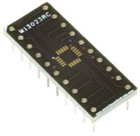 w13090rc Winslow Straight Through Hole Mount 0.65 mm, 2.54 mm Pitch IC Socket Adapter, 20 Pin Female QFN to 20 Pin Male DIP