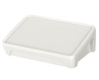35107076hmt1 Bopla BoPad Series White ABS Desktop Enclosure, Sloped Front, 215 x 150 x 75.70mm