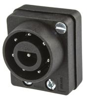 px0551 Bulgin Power Connector Cable Mount Plug, 8, Screw Down Termination, 6A, 250 V ac