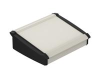 92385250hmt1 Bopla Alu-Topline Series Natural Anodized ABS, Aluminium Desktop Enclosure, Sloped Front, 232.60 x 250 x 86.20mm