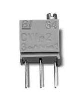 64wr100klf 100kΩ, Through Hole Trimmer Potentiometer 0.25 W @ 85 °C Top Adjust TT ElectronicsBI, 64