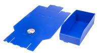 617-3198 RS PRO PP Storage Bin, 300mm x 150mm x 100mm, Blue