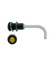rhd-1100-2000-f9pzy67pr RHD-1100-2000-F9PZY67PR Bivar, Panel Mount Right Angle LED Light Pipe, Yellow Round Lens