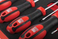 833-5947 RS PRO Pozidriv; Slotted Bit Holder & Standard Screwdriver Set, 39-Piece