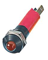 190412z3 CML Innovative Technologies Red Panel Mount Indicator, 12V, 8mm Mounting Hole Size