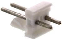 640456-2 TE Connectivity MTA-100 Series Straight Through Hole Pin Header, 2 Contact(s), 2.54 mm Pitch, 1 Row, Unshrouded