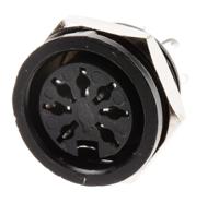 491-156 RS PRO 7 Pole Din Socket, 4A, 100 V ac, Female, Panel Mount