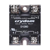 d1d80 Sensata Crydom 1-DC Series Solid State Relay, 80 A Load, Surface Mount, 100 V Load, 32 V Control