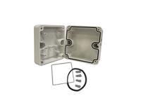 encml92wh-kit RF Solutions ENC-ML92 Series ABS Enclosure, IP68, Flanged, 92 x 92 x 60mm