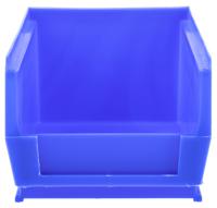 484-4028 RS PRO PP Storage Bin, 167mm x 101mm x 76mm, Blue