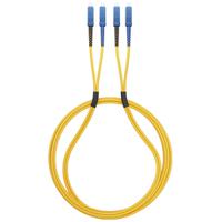 jscsc2dos2 CAE Multimedia Connect SC to SC Duplex Multi Mode OS2 Optical Patch Cord, 9μm, Yellow, 3m