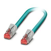 1408950 Phoenix Contact, 1m Cat5, Blue RJ45 to Male RJ45 Male, Shielded Shielded, Terminated