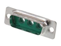fm3w3p-k120-1727040031 FCT from Molex FM 3 Way Panel Mount D-sub Connector Plug