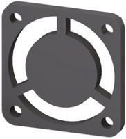 rfg-040-t Essentra RFG-040-T Series Glass Fibre Reinforced Nylon Finger Guard for 40mm Fans, 32.2mm Hole Spacing, 43 x 43mm