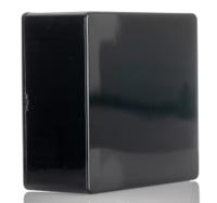 1591usbk Hammond 1591 Series Black ABS Enclosure, IP54, Black Lid, 119 x 119 x 56mm