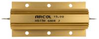 hs150-680r-j Arcol, 680Ω 150W Wire Wound Chassis Mount Resistor HS150 680R J ±5%
