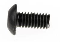 281-215 RS PRO Black, Self-Colour Steel Hex Socket Button Screw, ISO 7380, M4 x 8mm