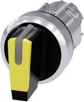 3su1052-2bm30-0aa0 Siemens SIRIUS ACT 3SU10 Series 3 Position Selector Switch Head, 22mm Cutout, Black Handle