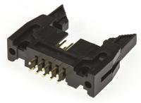 t816110a1s101ceu Amphenol Communications Solutions T816 Series Straight Through Hole PCB Header, 10 Contact(s), 2.54 mm Pitch, 2 Row,