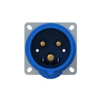 2cma193338r1000 Amphenol Industrial, 2CMA1 IP44 Blue Panel Mount 2-P+E Industrial Power Plug, Rated At 16A, 250 V