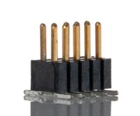 ftsh-105-01-l-dv Samtec FTSH Series Straight Surface Pin Header, 10 Contact(s), 1.27 mm Pitch, 2 Row, Unshrouded